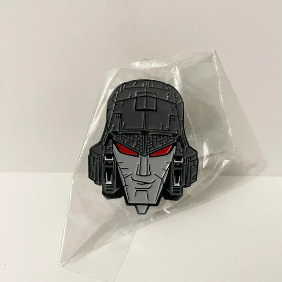 Transformers Megatron Enamel Metal Pin Double Rubber Backing - Picture 9 of 9